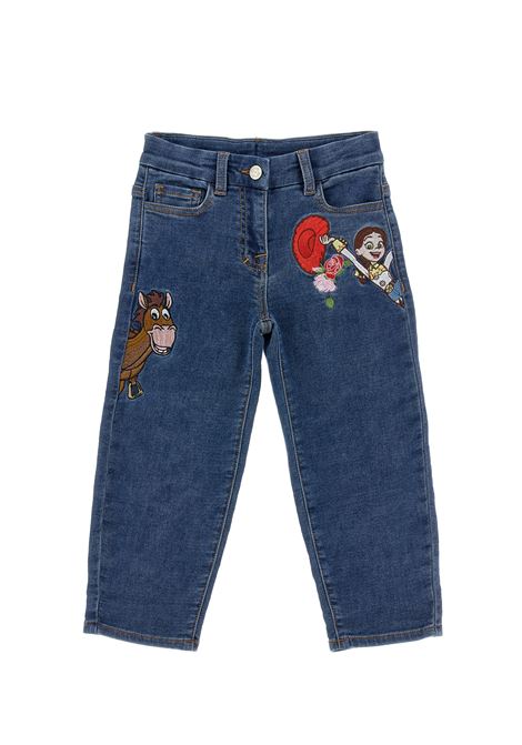 Jeans con ricamo MONNALISA KIDS | 19H400 80420055
